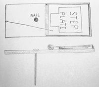Drawing of Vole Trap