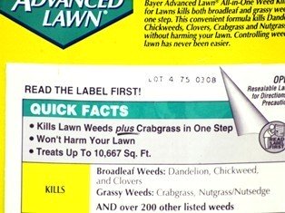 Advanced Lawn Partial Herbicide Label